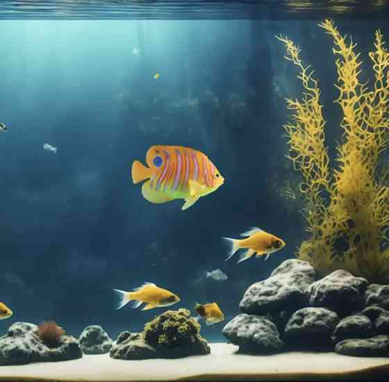 Искусственная рыбка Ангел для аквариума декор силиконовая и люминесцентная 7 на 9,5 см оранжевая Киев