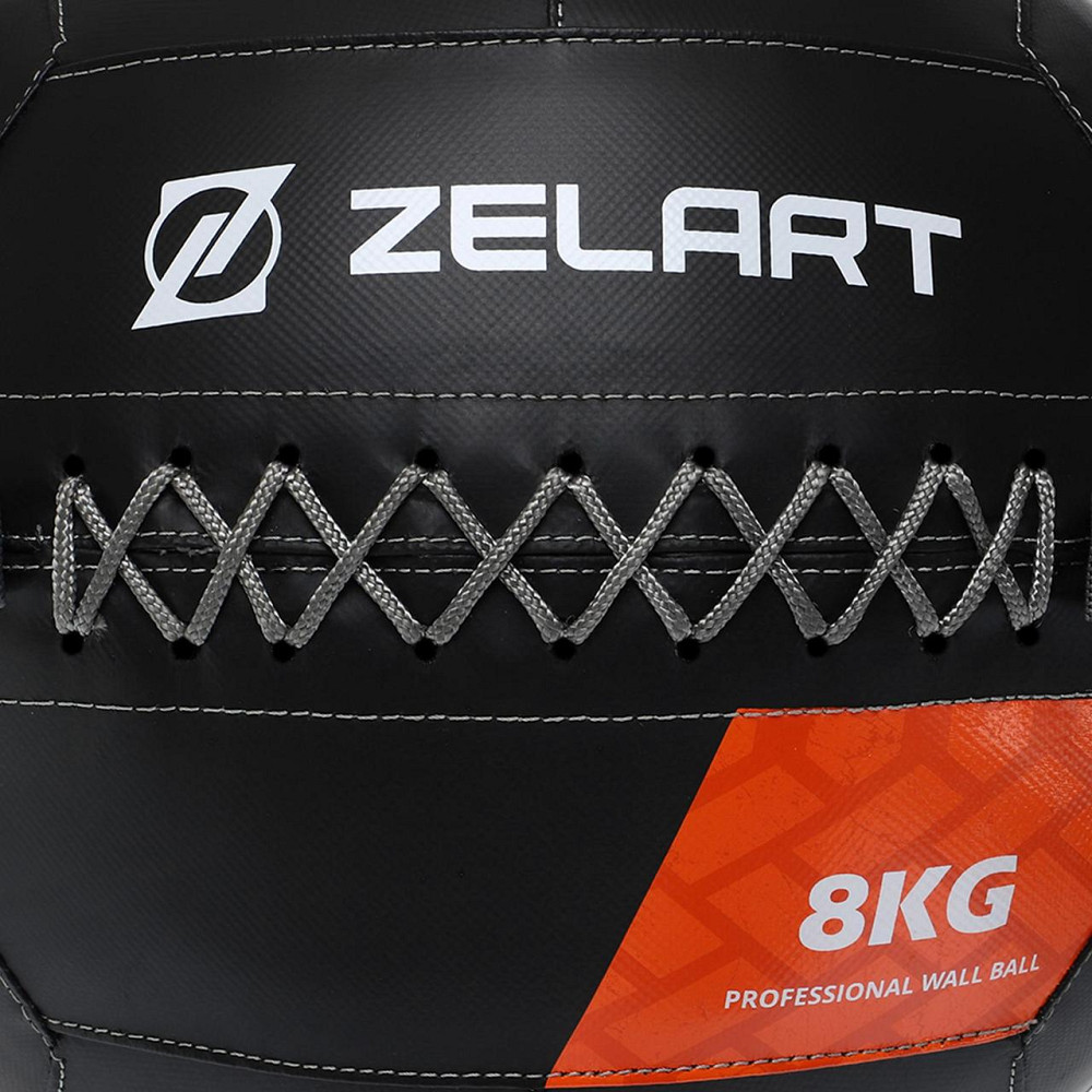 Мяч волбол 8 кг для кроссфита и фитнеса Zelart-7822-8 Киев - изображение 2