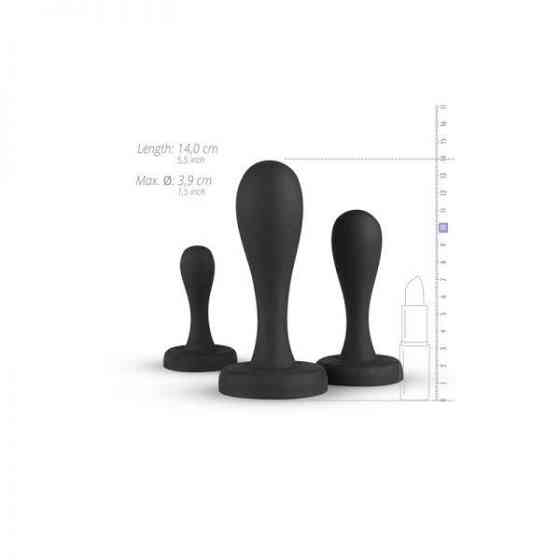Набор анальных пробок BUTTR Butt Kickers Butt Plug Training Set Sex Aura Киев