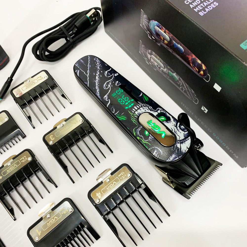 Бездротові машинки для стрижки, Тример для бороди від батарейок, професійна, Підстригальна машинка IF-49 Київ - фото 1