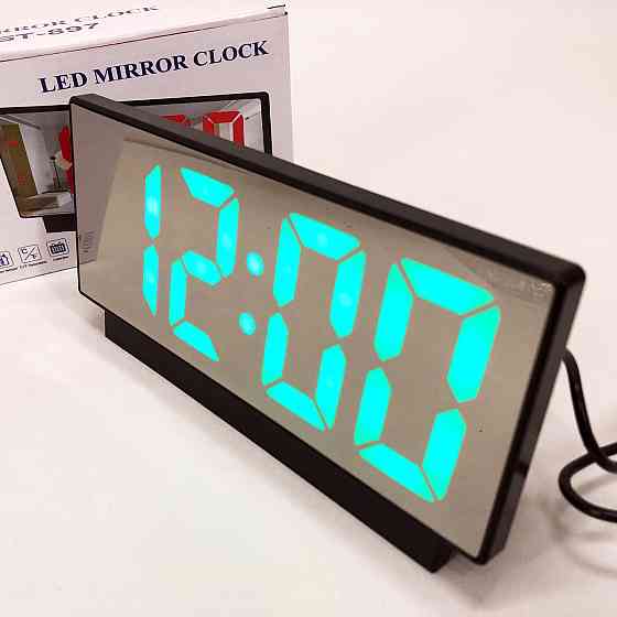 Практичные настольные часы с подсветкой VST-897-4, Часы светодиодные настольные хорошие KU-99 Львов