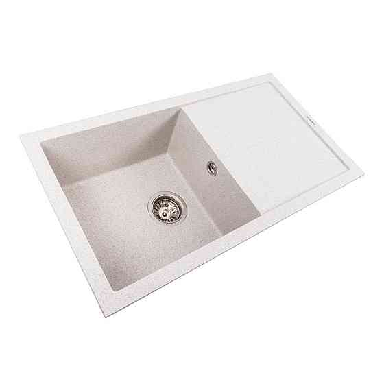 VALESO Гранітна мийка для кухні VALESO SOLID 7843 матова Топаз Київ