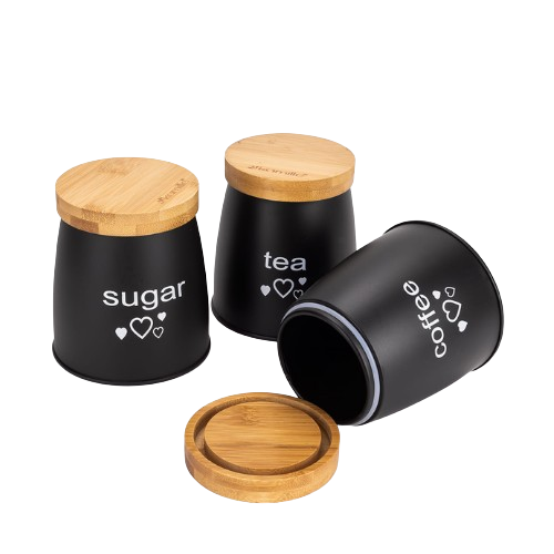 Набір ємностей для сипучих продуктів 3шт 7,8*11,2*11см KAMILLE 1129 Житомир