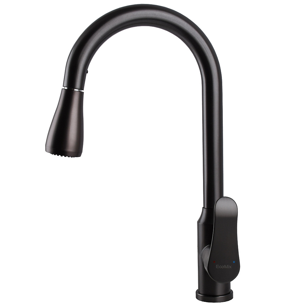 Змішувач для кухні EcoMIX Stella STL-2031-GP Київ - фото 4