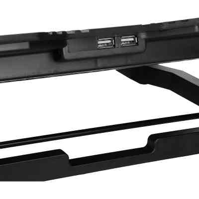 Підставка до ноутбука IceCoorel 10-15", 1*125mm 1400 RPM + 4*70mm 2500 RPM, 2*USB, 365x297x30mm, Blue (K5Bl) Вінниця