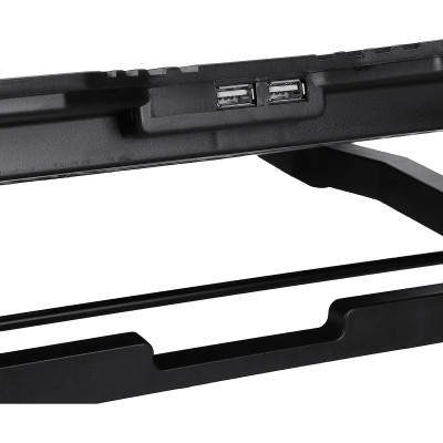 Підставка до ноутбука IceCoorel 10-15", 1*125mm 1400 RPM + 4*70mm 2500 RPM, 2*USB, 365x297x30mm, Blue (K5Bl) Вінниця - фото 3