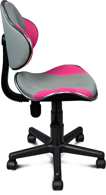 Крісло поворотне Q-G2 рожеве / сіре Киев - изображение 3