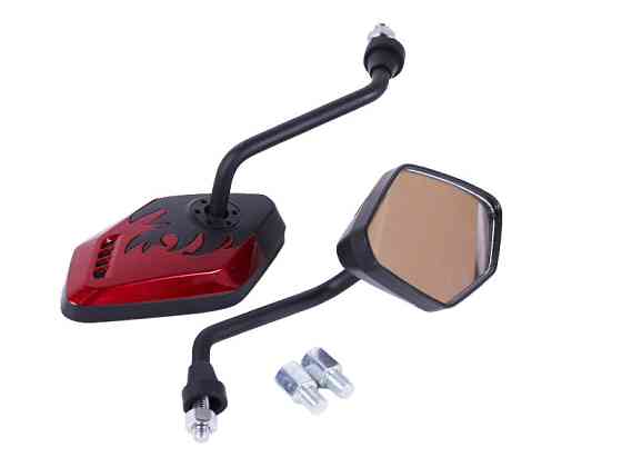 Дзеркала (призма, чорно- червоні, d-10 mm) Мукачево