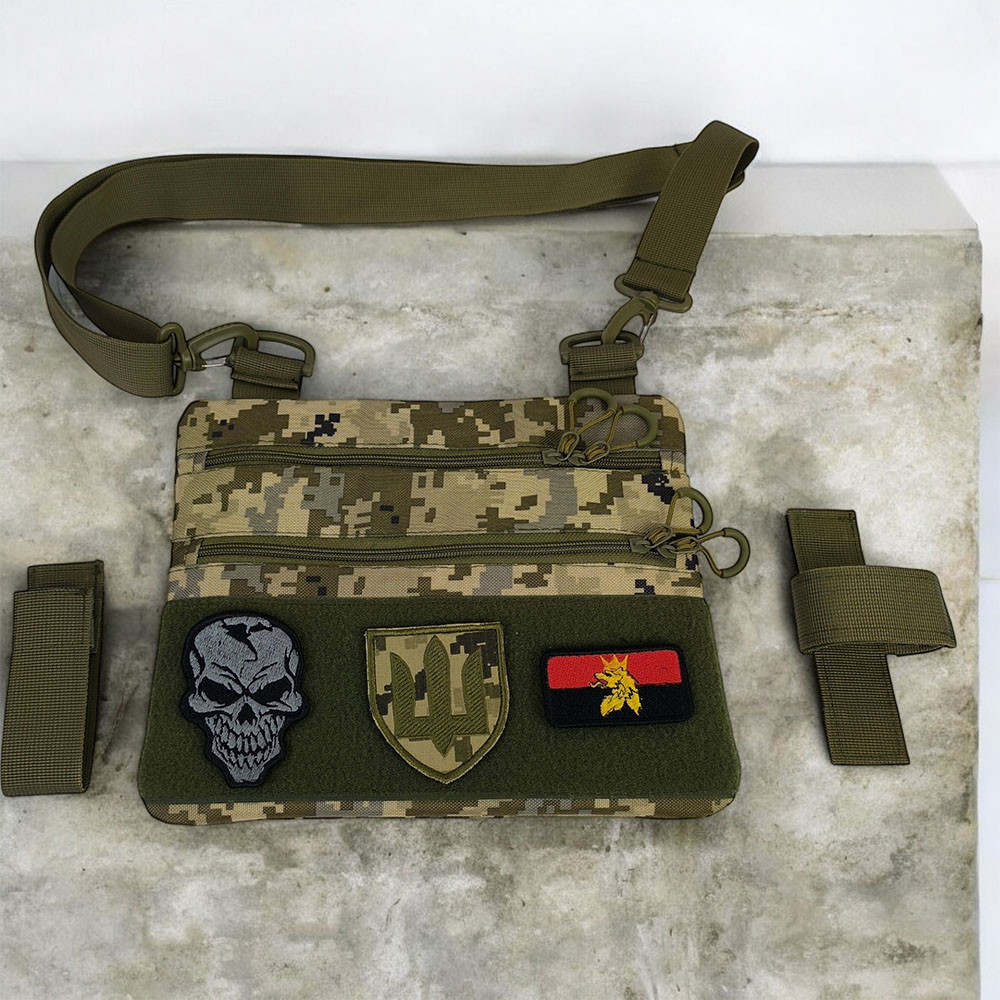 Сумка пояс плечо мужская тактическая, Рюкзак через плечо военная барсетка Сумка через военная NR-49 Львов - изображение 9