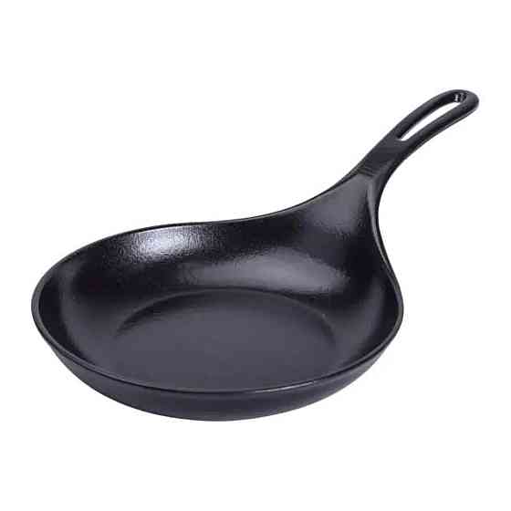 Чугунная сковорода с силиконовой ручкой Ø24,5 см для электрической и газовой плиты 1 л HP-1-13 Киев