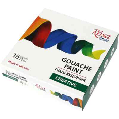 Гуашевые краски Rosa Studio Creative 16*20 мл (4823098531609) Винница