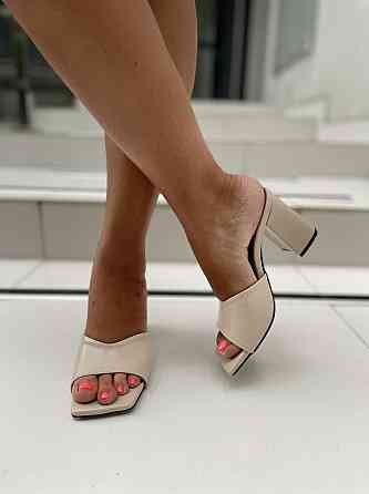 ARLEN Шльопанці жіночі ARLEN Ш-Амина бежеві (літо, шкіра натуральна) (4877) Коломия