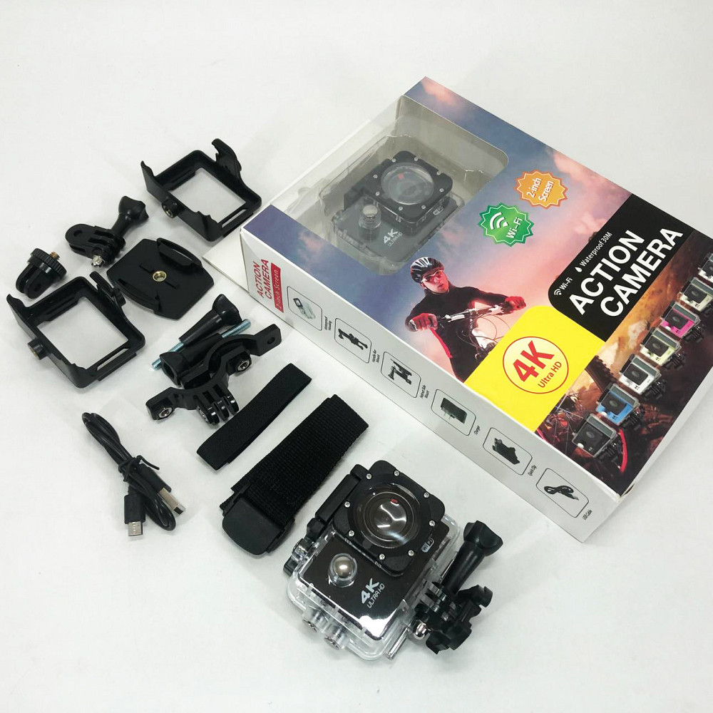 Камера гоу про DVR Sport S2 Wi-Fi/SD, Спортивная камера, Поворотная боди камера на шлем DP-16 Львов - изображение 12