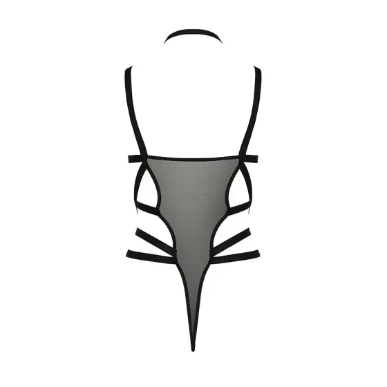 Боді-монокіні Passion Exclusive HAGAR BODY S/M, black Львів