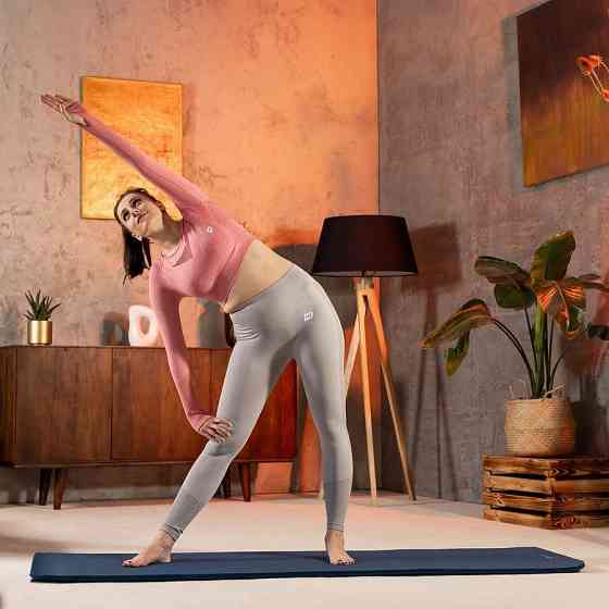 Колрик для йоги Hop-Sport HS-NB016GM NBR 1,5см темный морской Киев