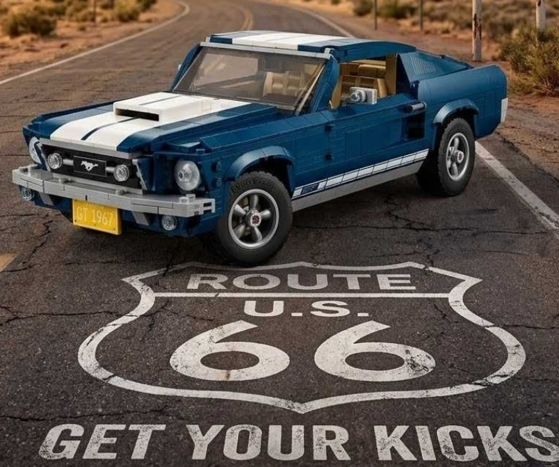 Конструктор Ford Mustang 1967 (1471 дет.) 10265. Харьков - изображение 2