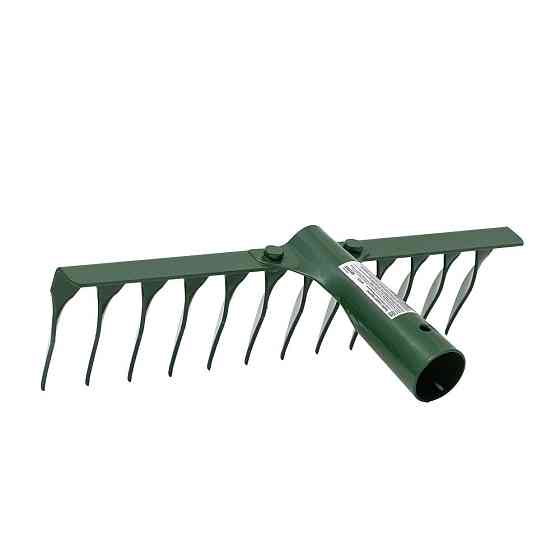 Граблі садові кручені 12 зубців 320×82мм заклепувальне кріплення GRAD (5051915) Київ