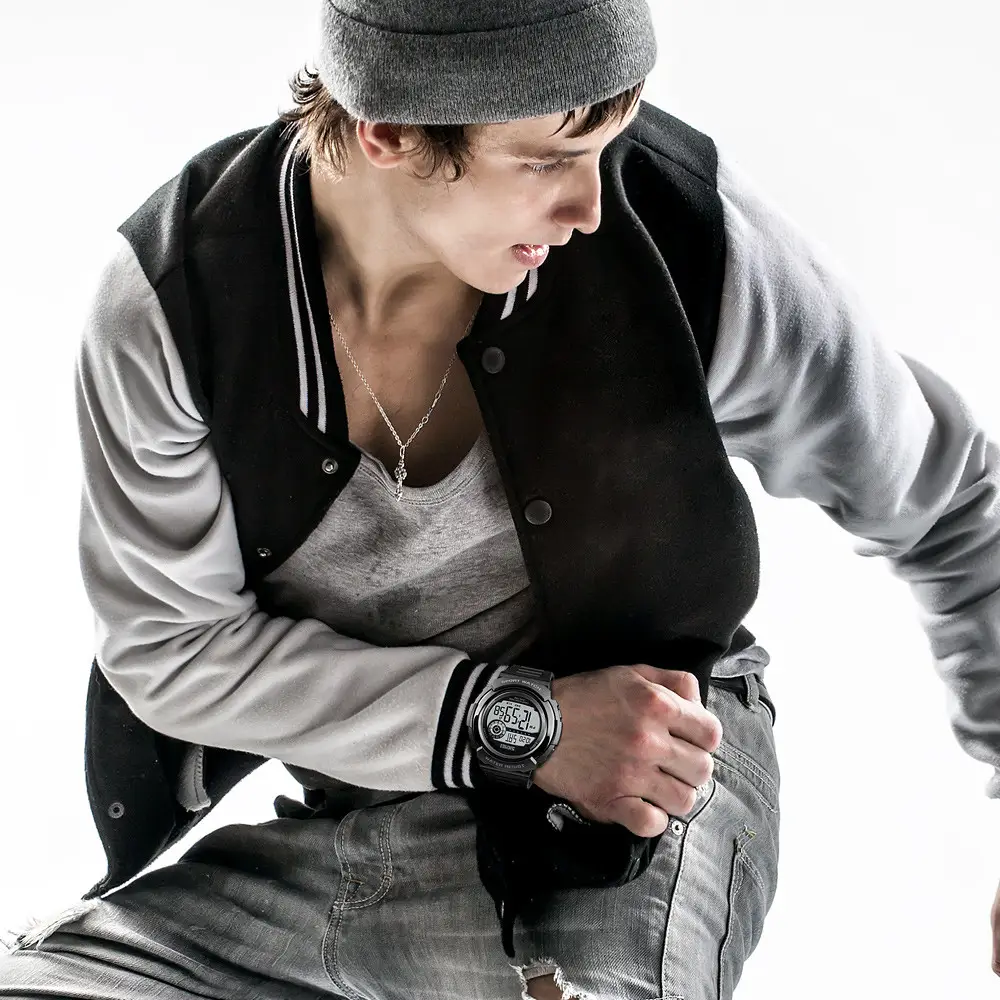 Мужские спортивные часы Skmei 1367 (Черные с белым) Винница - изображение 5