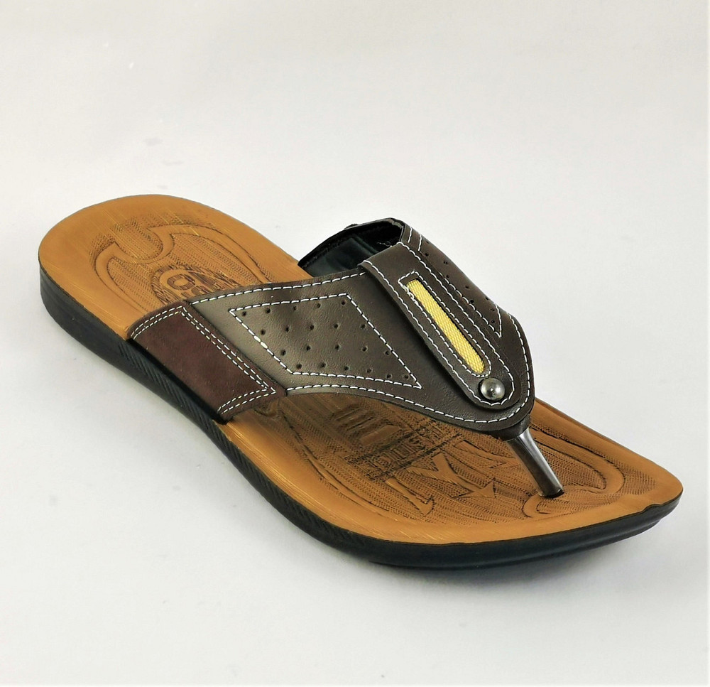 Мужские Шлёпанцы Тапочки Сланцы Вьетнамки Коричневые (размеры: 41,42) Днепр - изображение 2