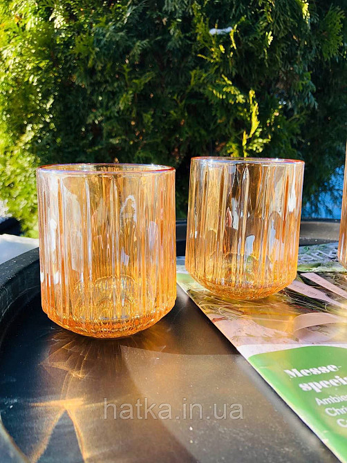Набір склянок 6 шт OLens "Янтарний Дюк" 250 мл для дому та ресторанів Київ - фото 6