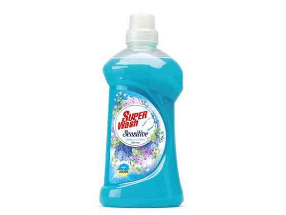 Кондиціонер-ополіскувач 1л Sensitive для всих типів тканин ТМ SUPER Wash   Solmir Київ
