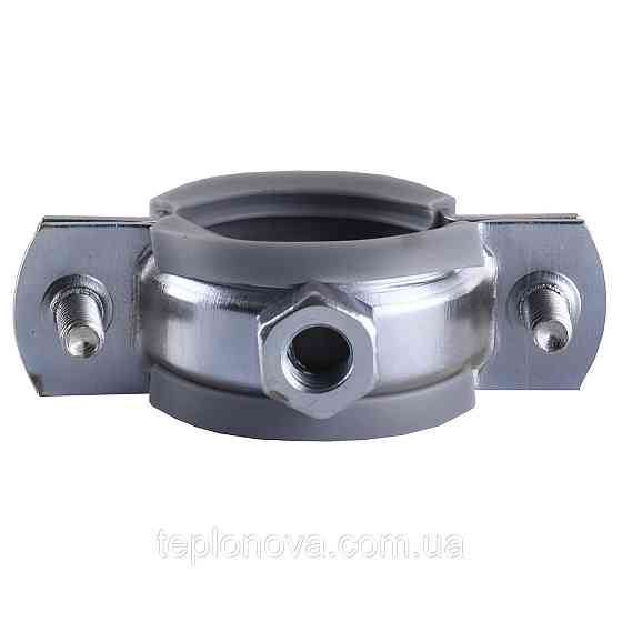 Хомут у складі CR 3/4| (25-30 мм) з гвинтом-шурупом 8*80 і дюбелем у уп., сірий Чернівці