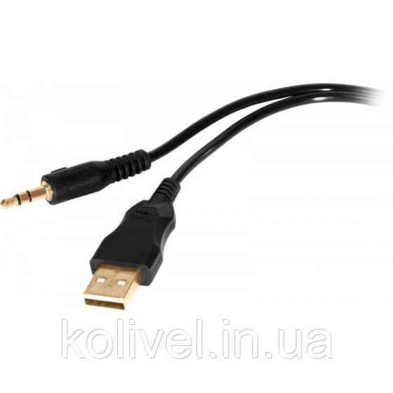Ігровий стрім мікрофон Pitch GMC 200 3,5 мм, LED, провід 1.5 м (64620) Київ