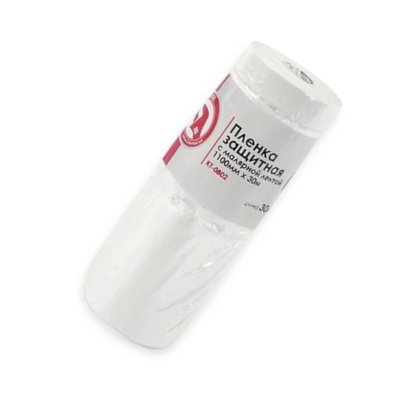 Пленка малярная с малярной лентой 1,1м х 30м Мукачево - изображение 2