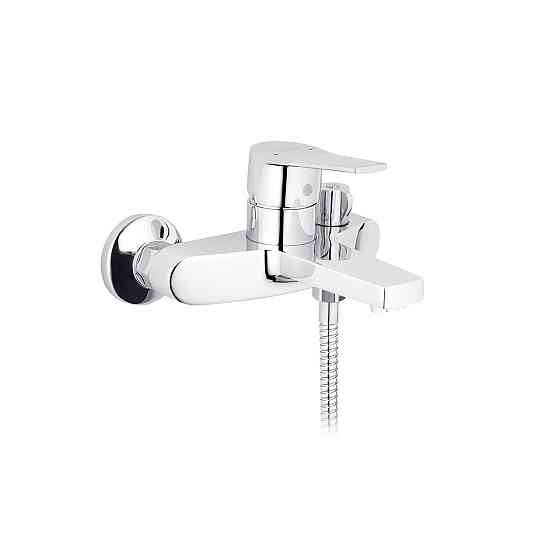 Змішувач для ванни Kroner KRP Enzo - C060 з душовим гарнітуром, хром Київ