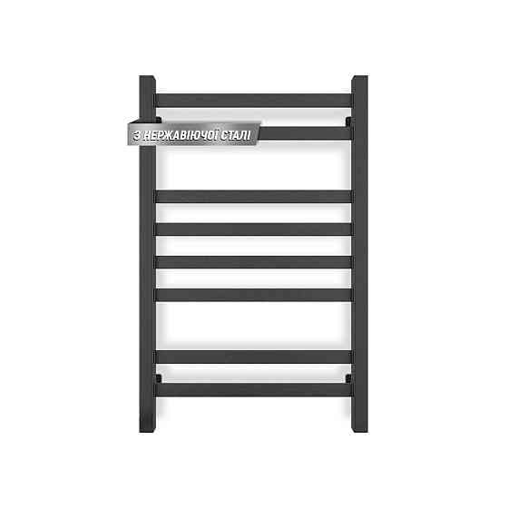 Водяной полотенцесушитель NAVIN Авангард 500х800 черный муар Киев