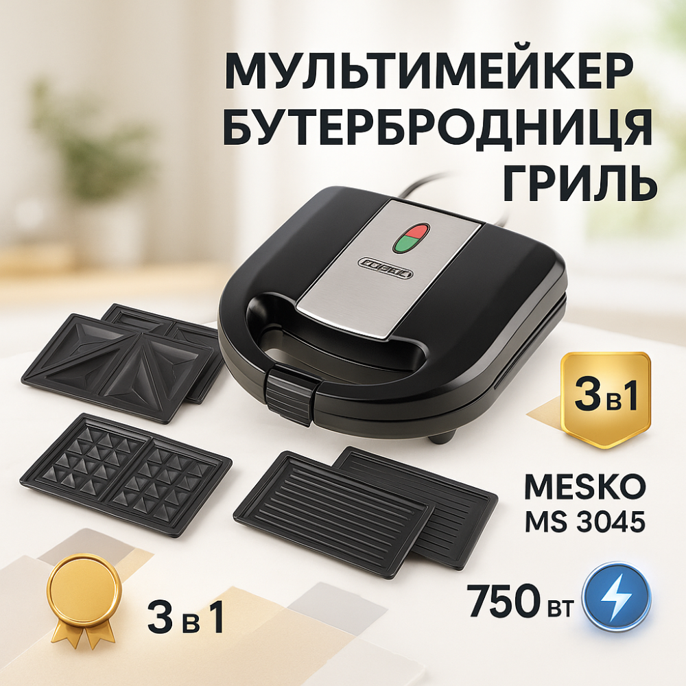 Гриль для приготування м'яса і риби Mesko, Гриль для м'яса з притиском 'та риби OY-95 Львів - фото 2