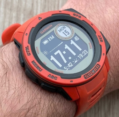 СМАРТ - Часы: Garmin Instinct Solar Flame Red. Киев - изображение 4