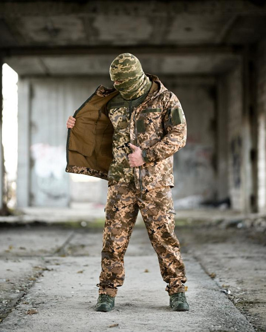 Тактичний костюм Softshell 5в1 LUNAR піксель ТР6410 Одеса - фото 12