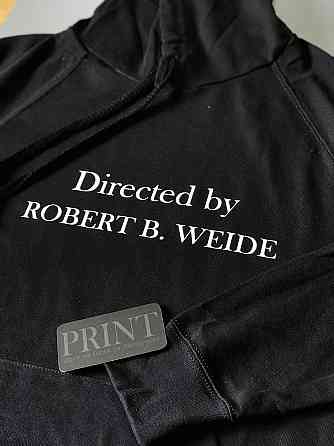Чоловіче/ Жіноче худі з капюшоном.100% бавовна з написом Directed by ROBERT B. WEIDE Чернівці