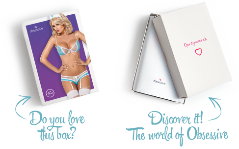 Эротический костюм медсестры Obsessive 834-CST-6 S/M, бело-голубой Sex Aura Киев - изображение 8