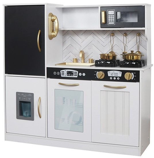 Дитяча дерев'яна ігрова кухня AVKO Ріміні, звукові та світлові ефекти (40010946) для дітей Київ - фото 1