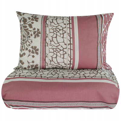 Постільна білизна Home Line Мармур бежевий бязь полуторний (156312) Вінниця - фото 1