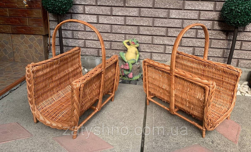 Корзина плетеная для дров Киев - изображение 2