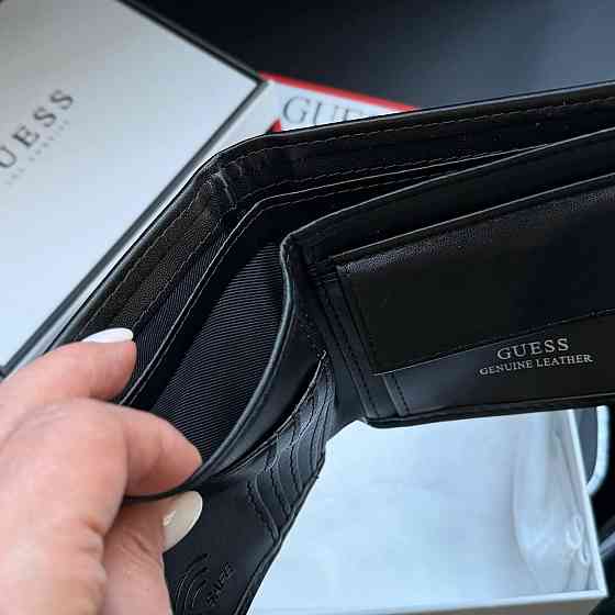 Мужской брендовый кошелек Guess (58014) Киев