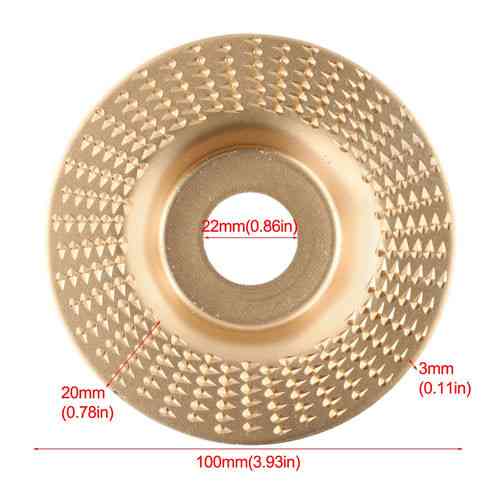Шліфувальний обдирочний альфа диск 100x22мм Прямий карбід вольфраму для УШМ болгарки Київ
