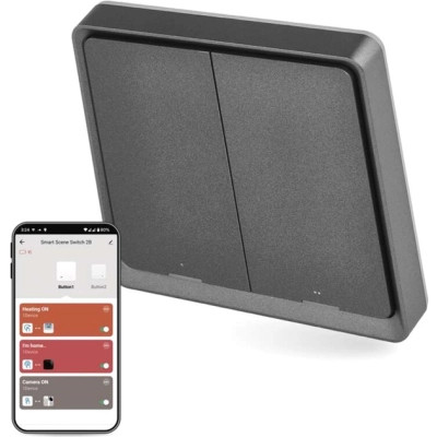 Розумний вимикач EMOS H5015 2 buttons ZigBee 3.0 Black (H5015) Вінниця - фото 8