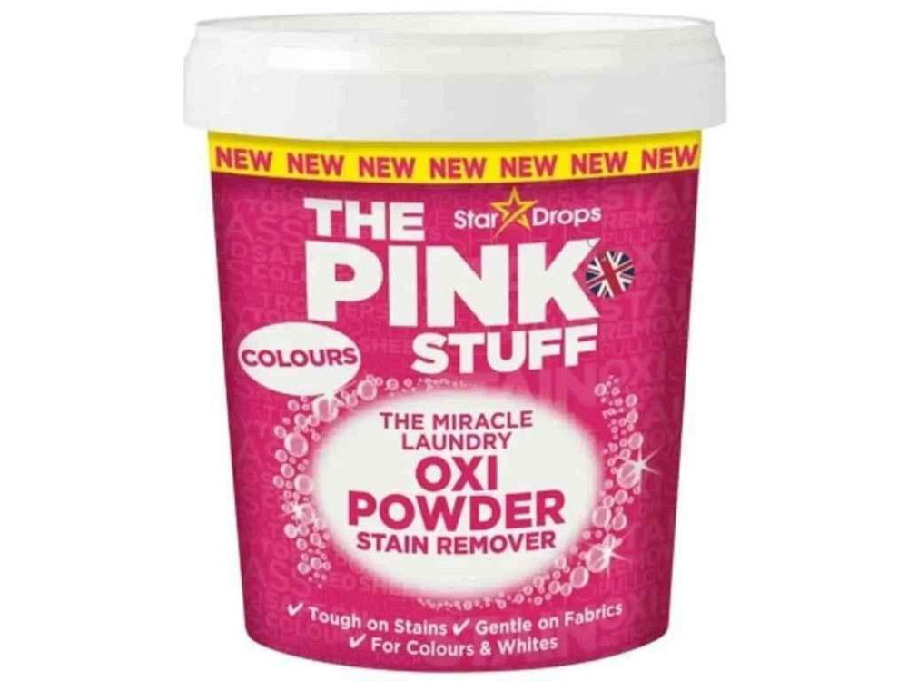 Плямовивідник для кольор речей 1кг OXIі Stain Remover Powder for COLOURS ТМ THE PINK STUFF Київ - фото 1