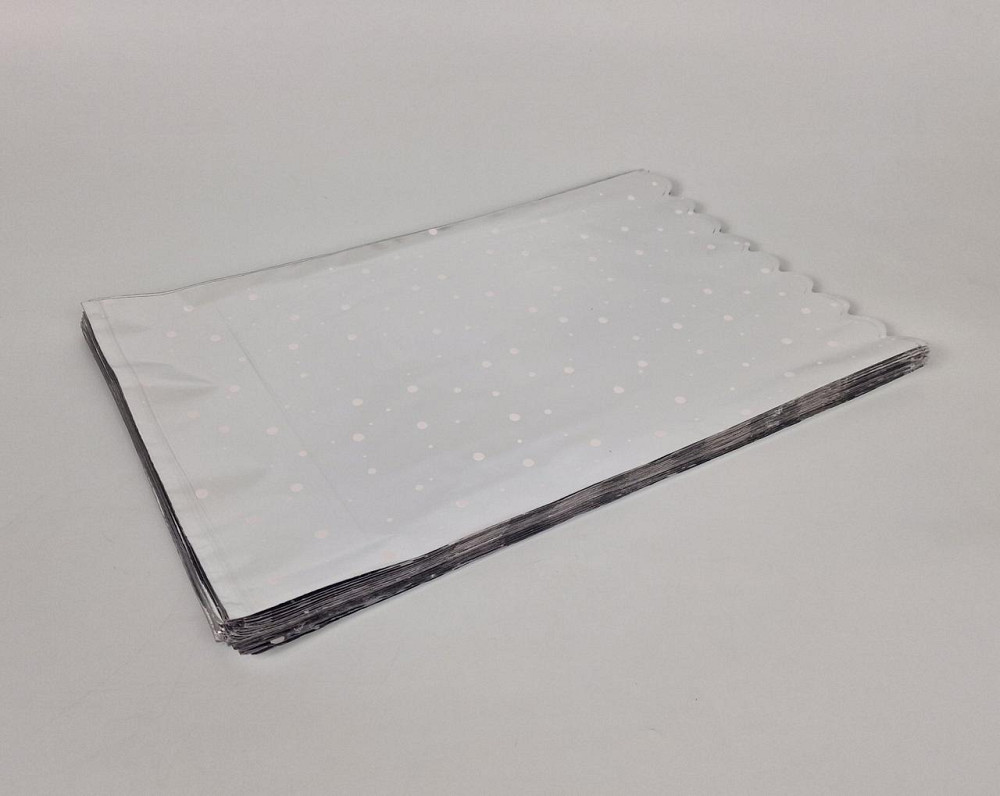 Пакет с рисунком для упаковки подарков   (30*50) №434 (3) фольгированный (ажурный) 