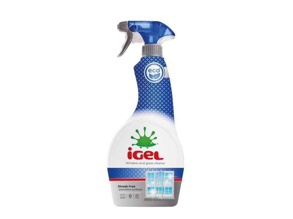 Средство для мытья стекла и зеркал 650мл триггер Window Cleaner ТМ IGEL Киев - изображение 1