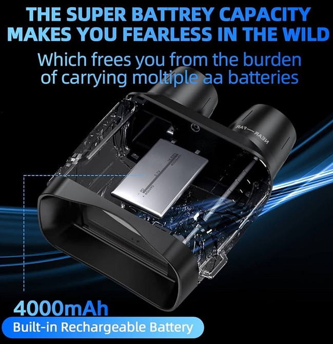 Прибор ночного видения, цифровой инфракрасный бинокль. Киев - изображение 3