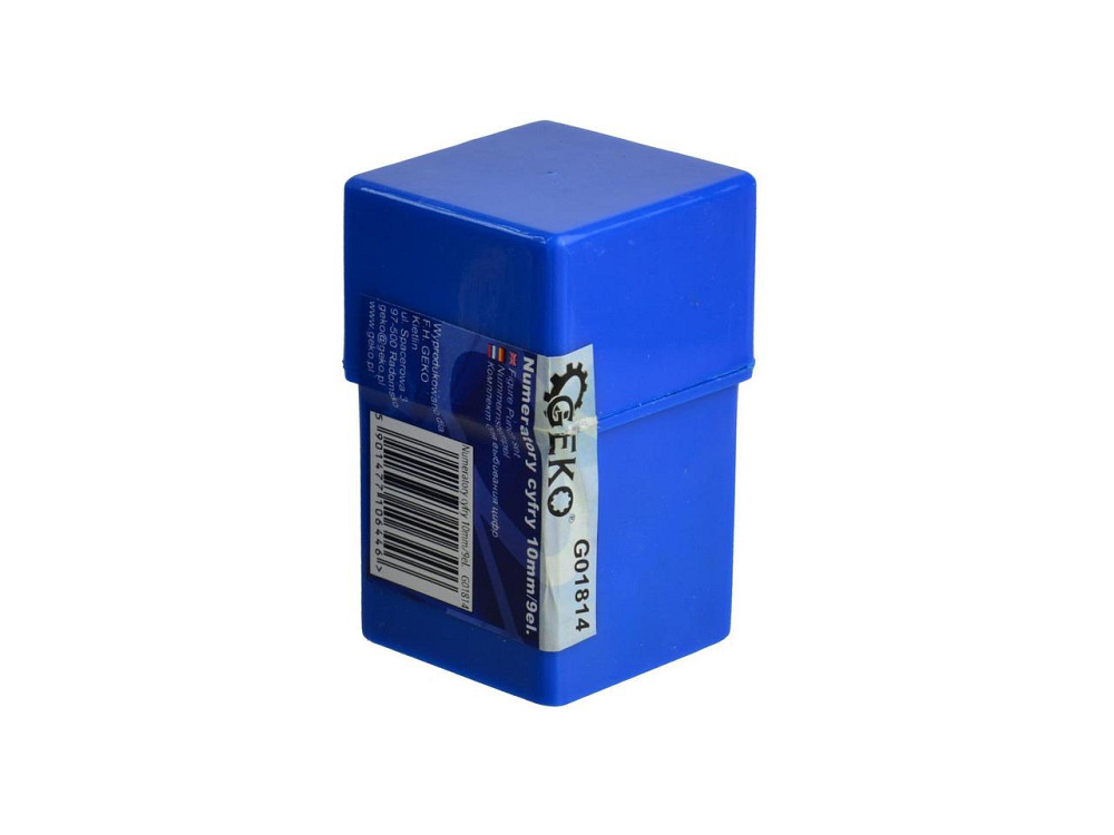 Клейма цифрові "GeKo" висотою 10 мм, комплект 9 шт. (0-9) Киев - изображение 3