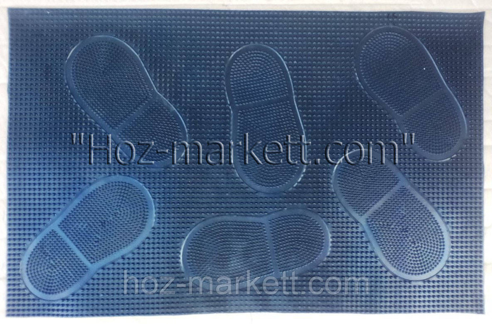 Резиновый коврик 58 см х 36.5 см черный 