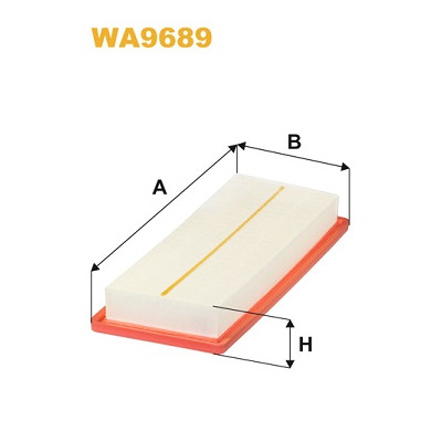 Повітряний фільтр для автомобіля Wixfiltron WA9689 Вінниця - фото 1