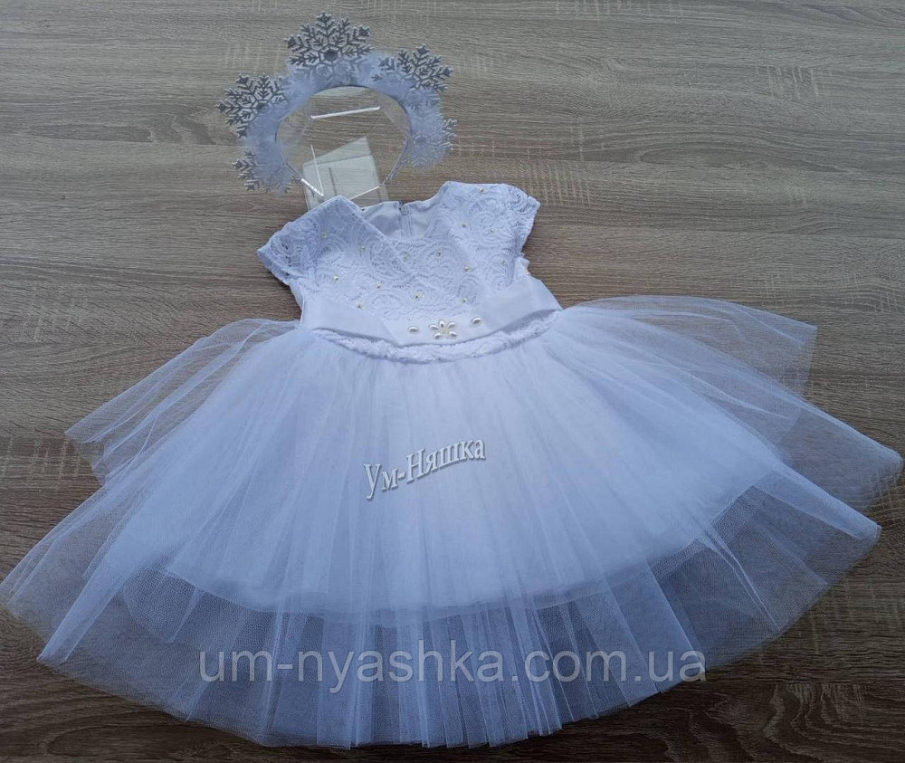 Детское нарядное платье Снежинка-Кружево 80-98 Кривой Рог - изображение 10