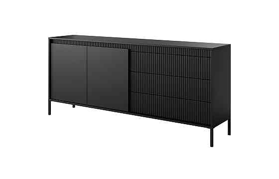 Комод Perfect Home Сенсо / Senso 2-дверний з 3 шухлядами 2D3S/187 Чорний (PFH-091136) Дніпро